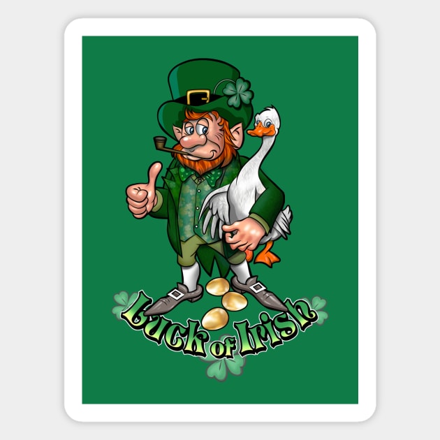 Luck of Irish Magnet by Chris Kostecka